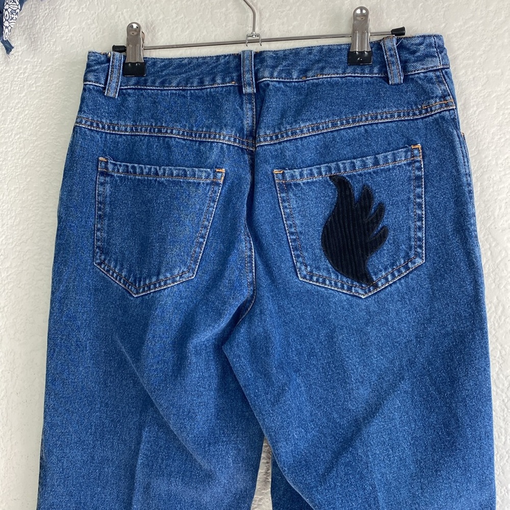 Vintage Forenza black corduroy detail jeans. - Picture 5 of 7